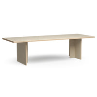 HKLiving Customisable Rectangular Dining Table - Multiple Colours & Sizes (220cm or 280cm)