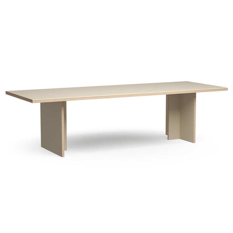 HKLiving Customisable Rectangular Dining Table - Multiple Colours & Sizes (220cm or 280cm)