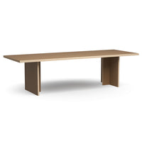 HKLiving Customisable Rectangular Dining Table - Multiple Colours & Sizes (220cm or 280cm)