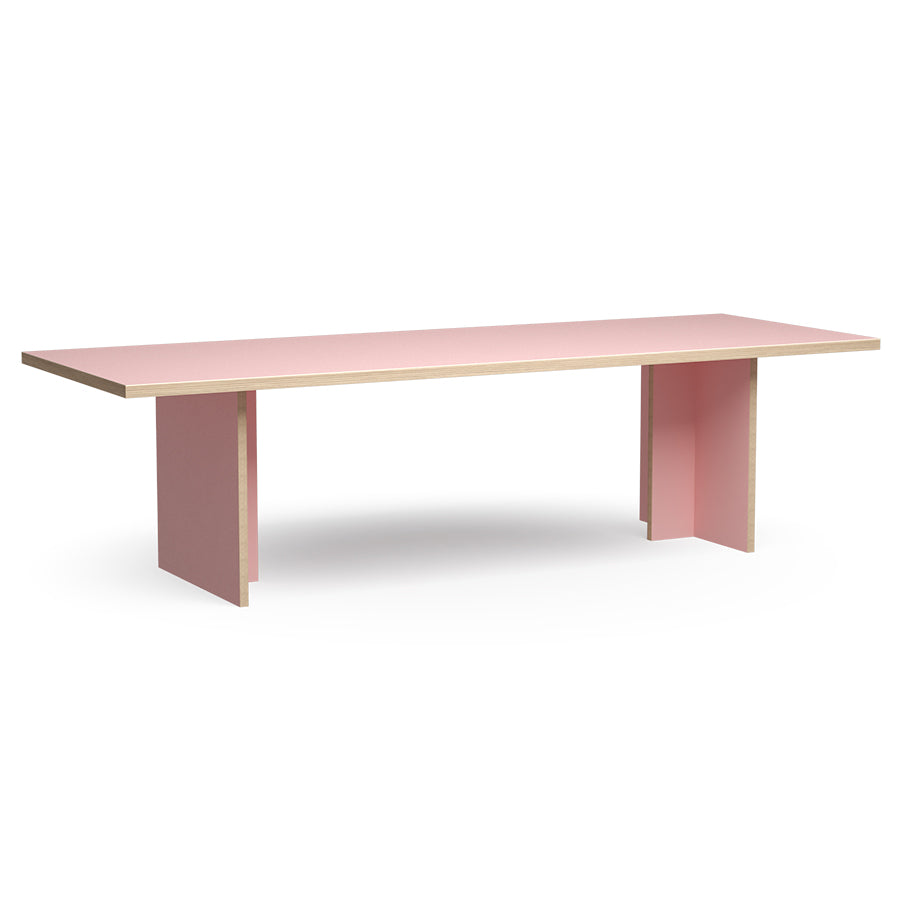 HKLiving Customisable Rectangular Dining Table – Multiple Colours & Sizes (220cm or 280cm)