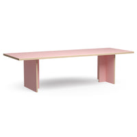 HKLiving Customisable Rectangular Dining Table – Multiple Colours & Sizes (220cm or 280cm)