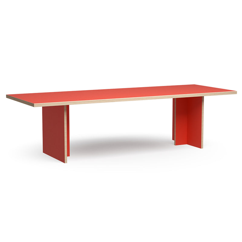 HKLiving Customisable Rectangular Dining Table - Multiple Colours & Sizes (220cm or 280cm)