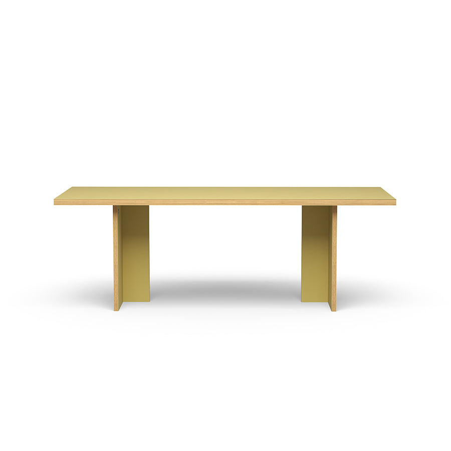 HKLiving Customisable Rectangular Dining Table – Multiple Colours & Sizes (220cm or 280cm)