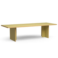 HKLiving Customisable Rectangular Dining Table - Multiple Colours & Sizes (220cm or 280cm)