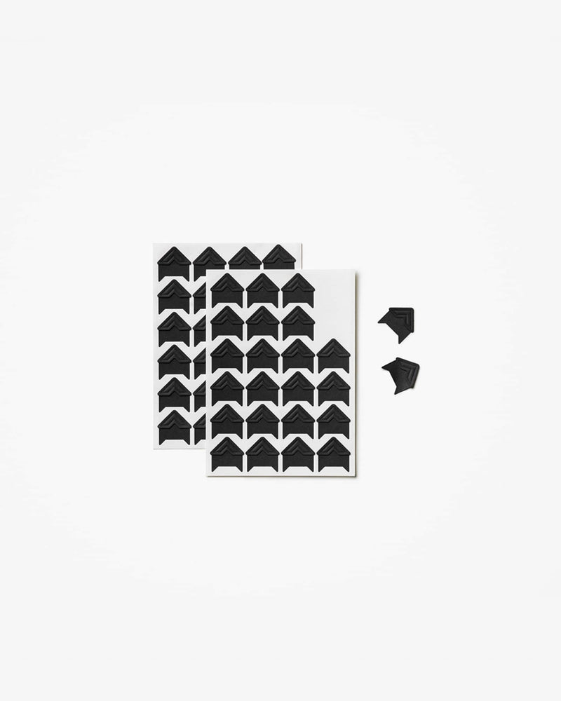 Photo Corners – Black – Acid-Free Stick-On Corners for Albums & Scrapbooks