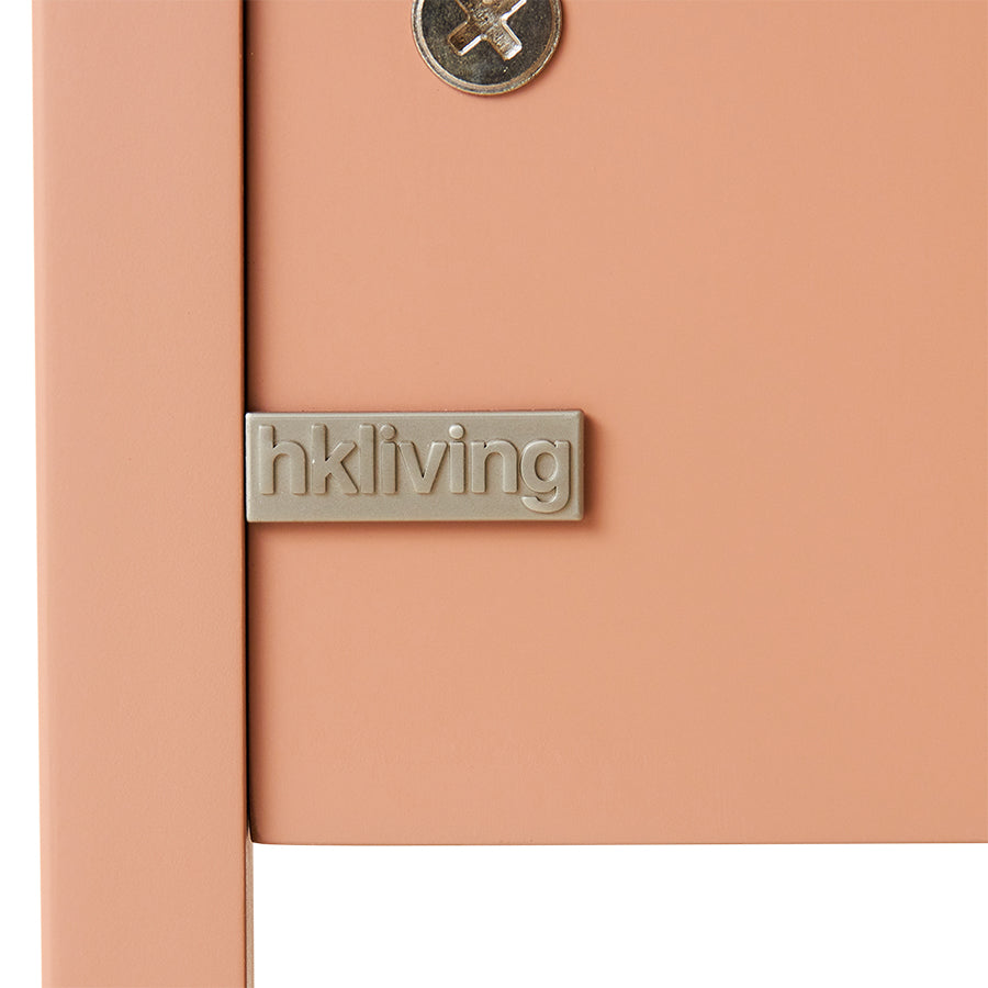 hkliving Small Dresser, Space in Peach Blush