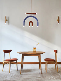 Fox Round Dining Table 110 by 366 Concept styled in a dining room