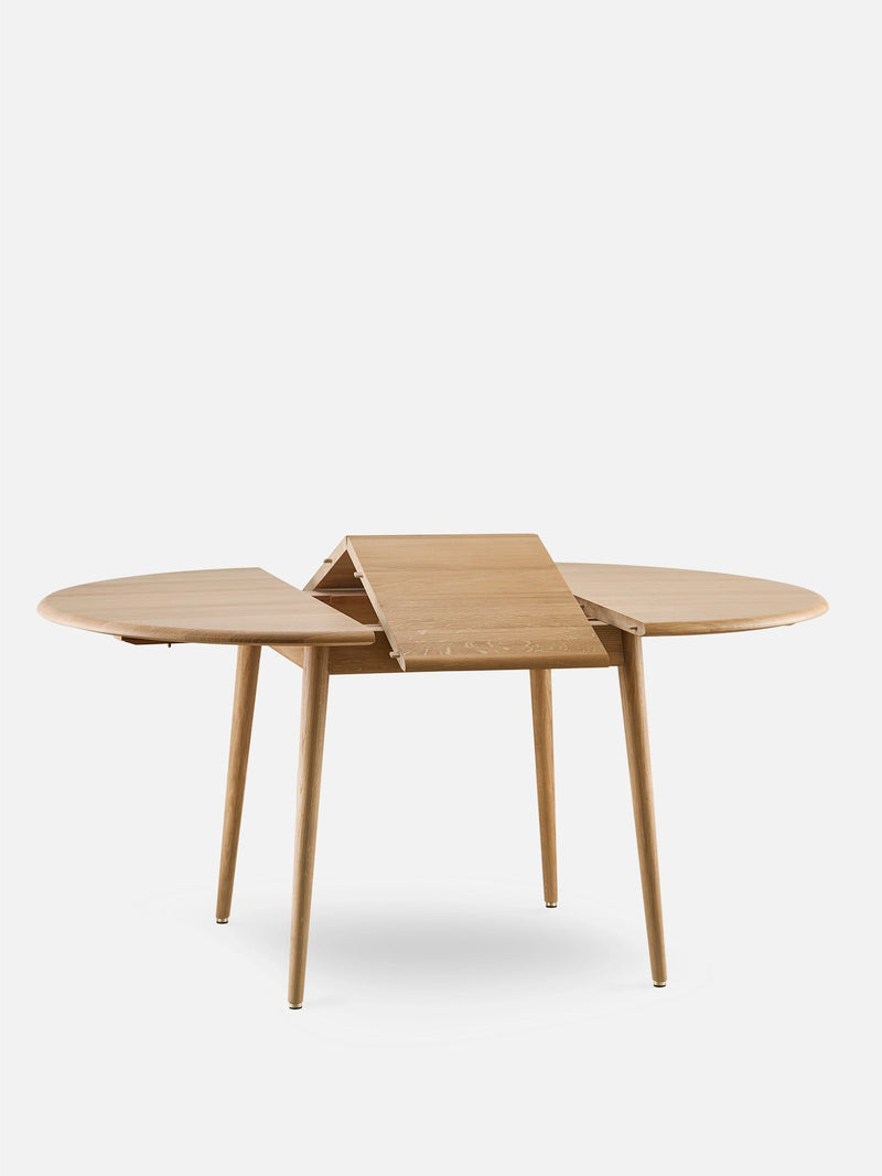 Fox Round Extendable Dining Table 110/150 by 366 Concept in Natural Ash