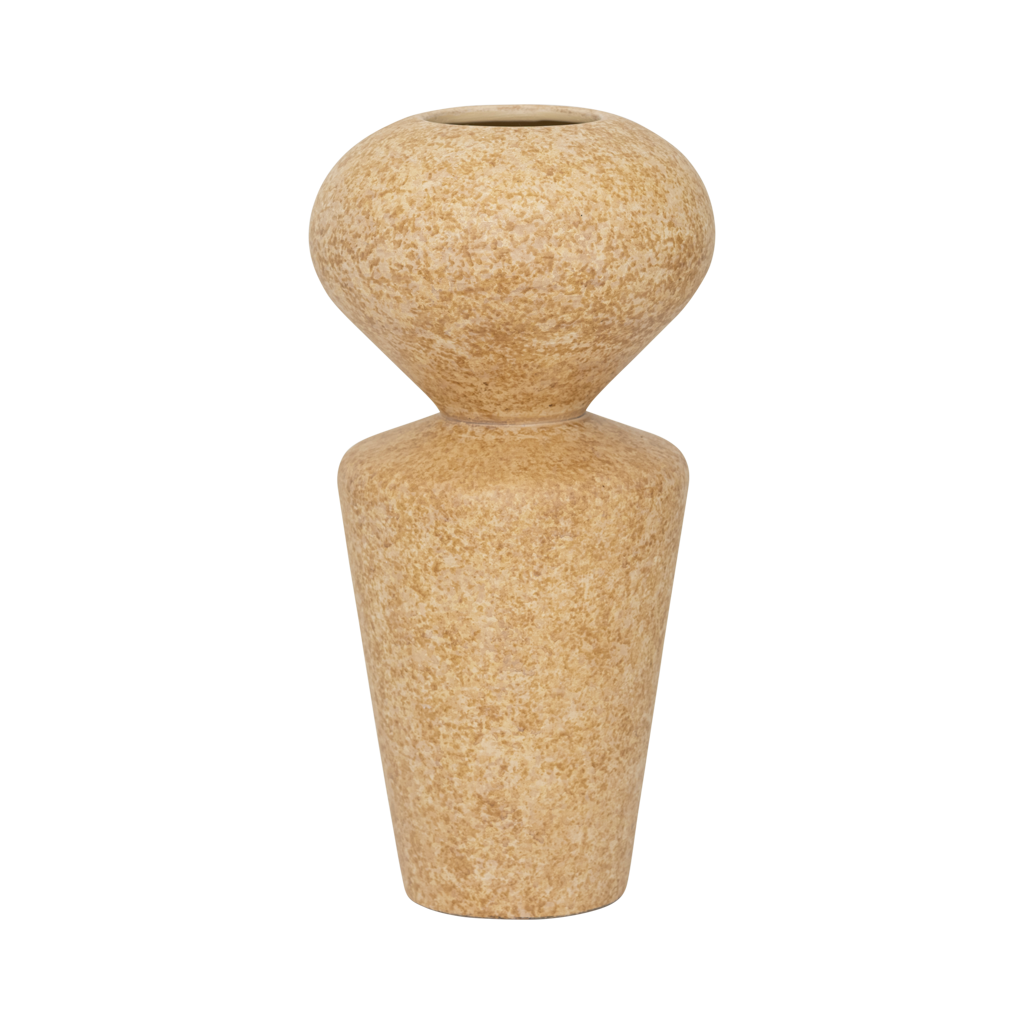 Freja sand vase from the front