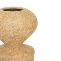 Close-up of the sponged matt finish on the Freja vase