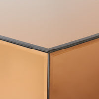 HKLiving Mirror Coffee Tables - Two Sizes & Colours (Smokey Brown or Clear)