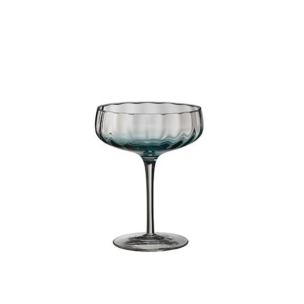 Søholm Sonja Champagne Glass Petrol Blue