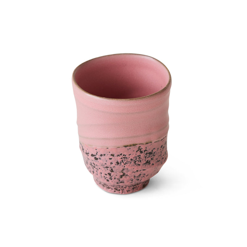 Satin-glazed interior of hkliving Smooth pink mug for a refined, minimalist feel.
