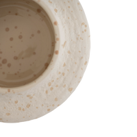 Looking into the glossy interior of the Hea tealight holder