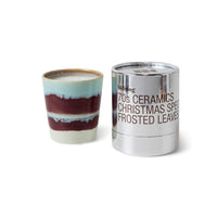 HKLIVING Frosted Leaves candle with silver Christmas Special packaging