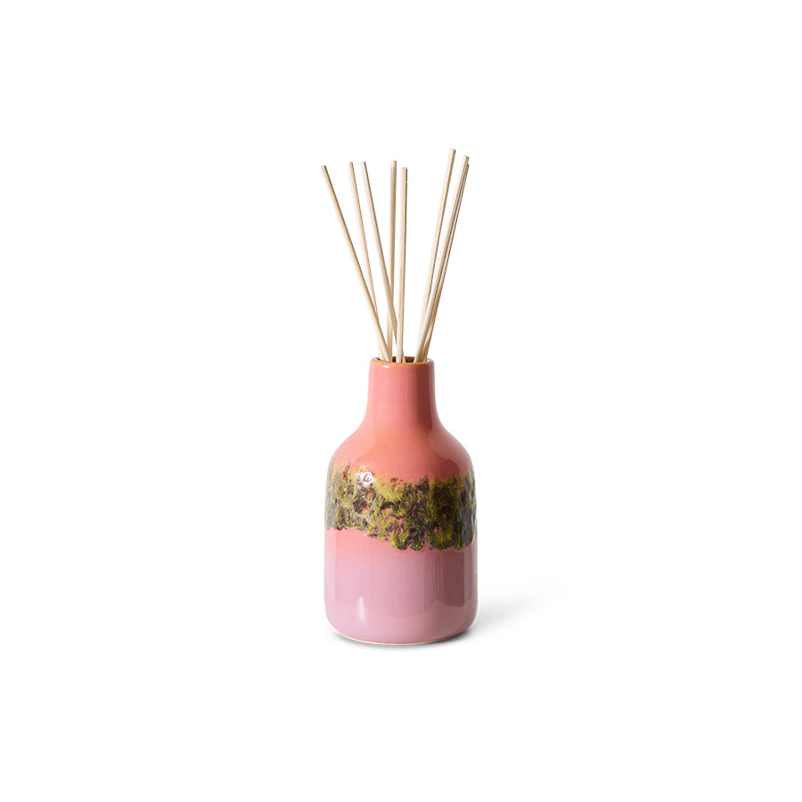 Side view of HKLIVING Miami ceramic diffuser showing glossy glaze