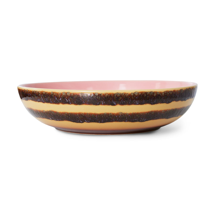 serene salad bowl by HKLIVING from the 70s ceramics collection
