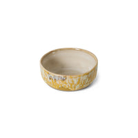 small stoneware tapas bowl in sunbeam glaze by hkliving
