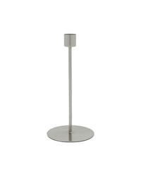 House Doctor Anit candle holder in brushed silver, Tall