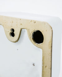 Back of the House Doctor Delete key wall art showing the keyhole hanging slots