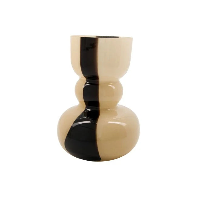 Vase, Pilu, Black/brown