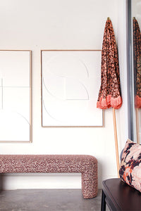 Printed Cushion in Tokyo Floral – 35x60cm by HKLIVING for Warm, Layered Interiors