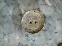 Artisan soap dish for eco bathrooms with natural bar soap