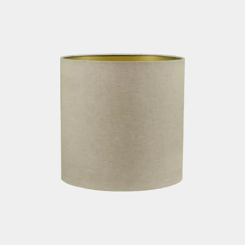 Juliette natural linen lamp shade with a golden lining by Olsson & Jensen