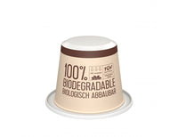 Eco-friendly compostable Ristretto Intenso coffee pod by Julius Meinl