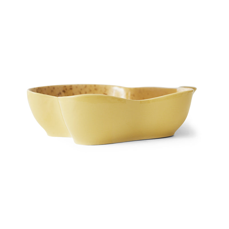 Shell Ceramic Serving Bowl, Vanilla by hkliving