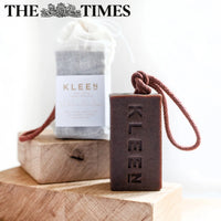KLEEN Tall Dark and Handsome soap as featured in The Times Magazine