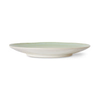 side view of hkliving palms dinner plate