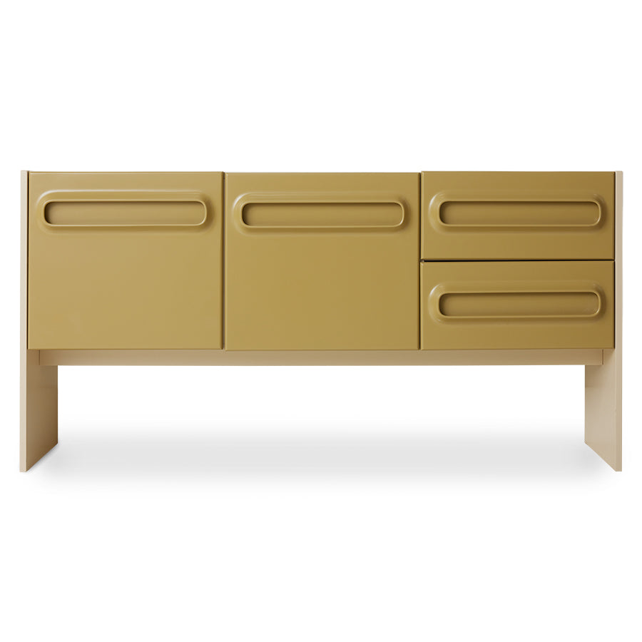 Large sage and cream dresser from the Space Cabinet collection by hkliving, perfect for stylish storage.