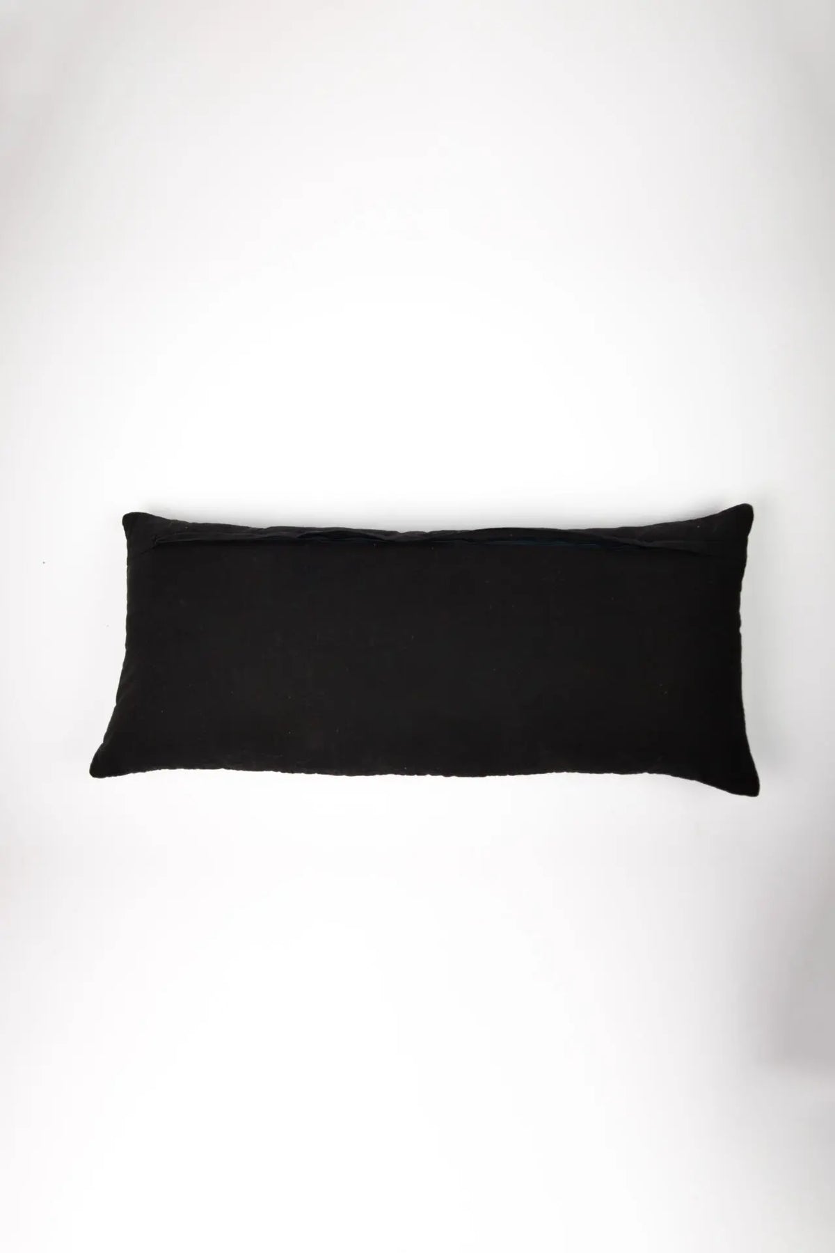 Plain black reverse of the Leyla cushion by Olsson & Jensen