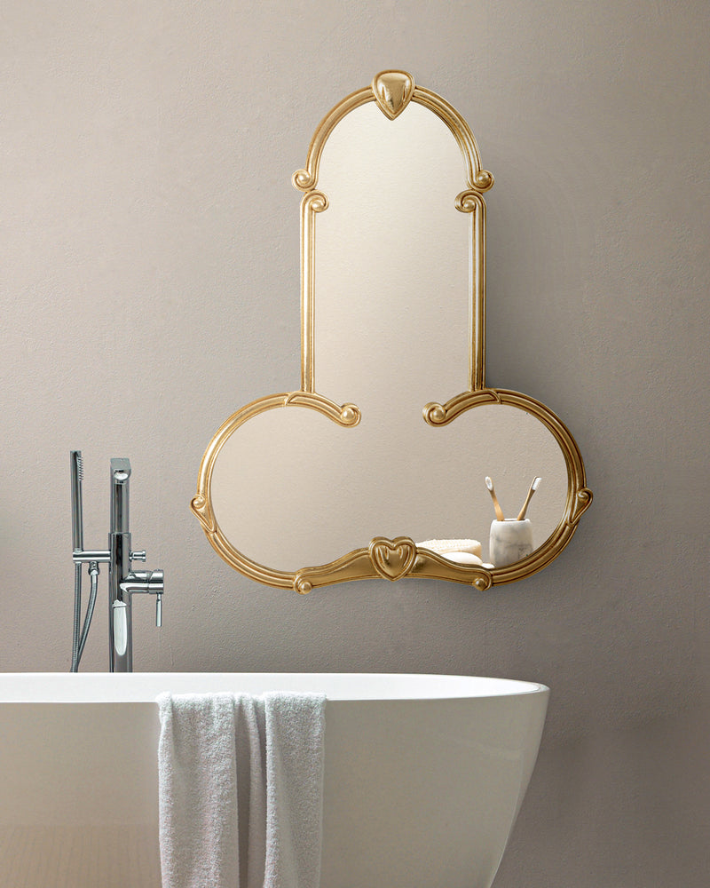 Seletti Liberty Mirror – Man | Bold Anatomical Statement Wall Mirror