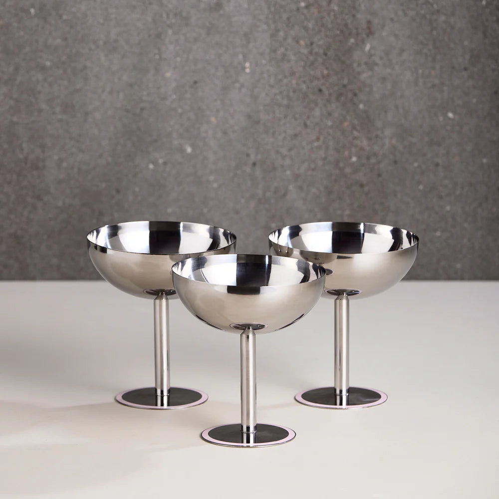Aida Life in Colour candyfloss pink stainless steel serving cup