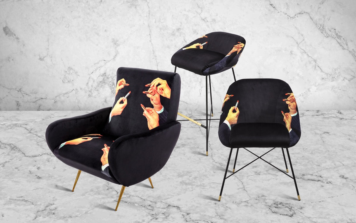 Seletti x TOILETPAPER Padded Chairs