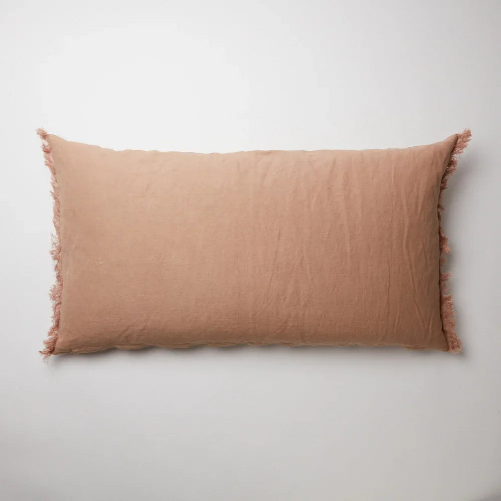 Livia dusty rose cotton and linen cushion 50x90 cm by Olsson & Jensen