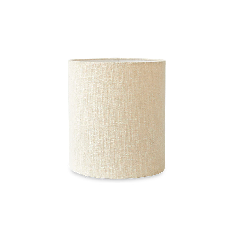 Lamp Shade Cream Linen Boucle, Low Boucle by hkliving