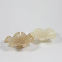 Group of Loa ruffled glass bowls by Olsson & Jensen