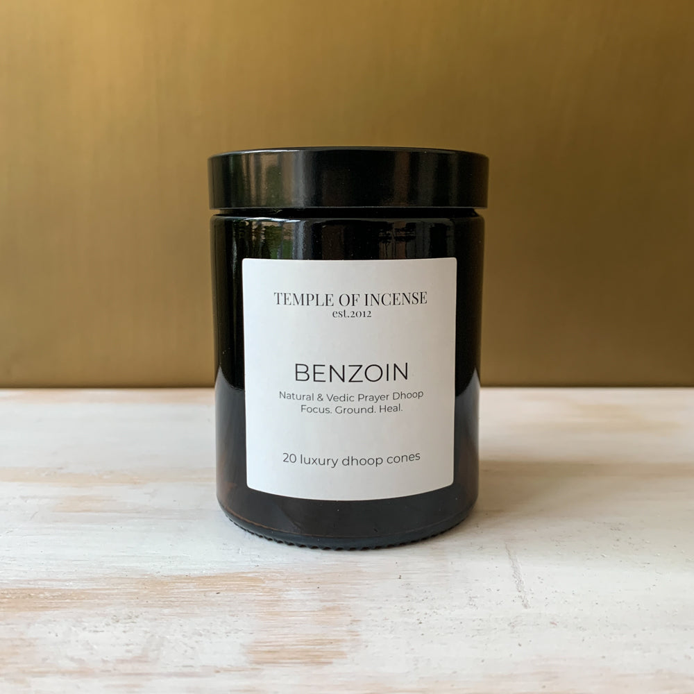 Benzoin Prayer Incense Dhoop Cones