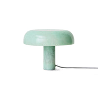 HKLIVING mint mushroom table lamp on white background