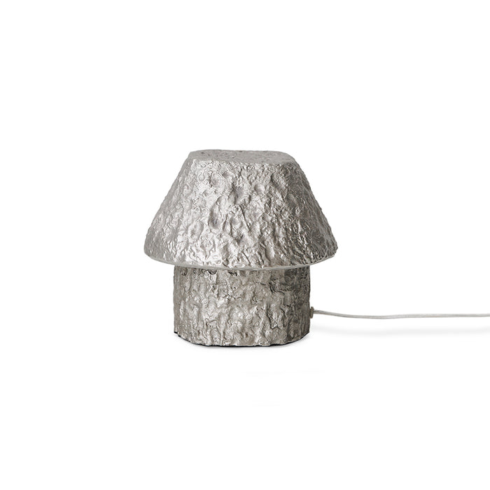 cut-out image of hkliving artefact aluminium table lamp with textured finish
