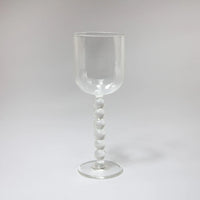 Luna clear wine glass with a bubble stem by Olsson & Jensen
