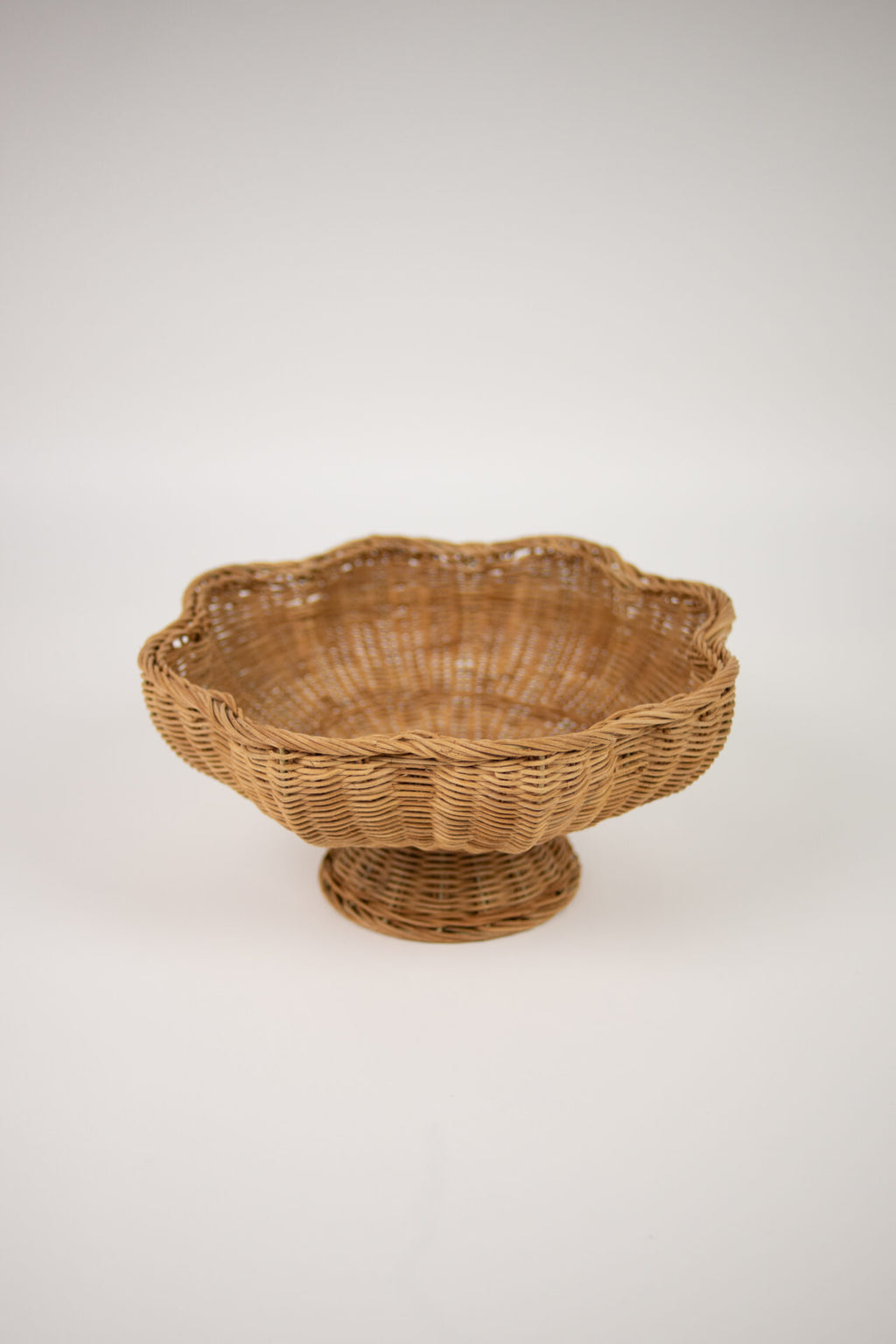 Magret Rattan Footed Bowl 40 cm by Olsson & Jensen | North Home