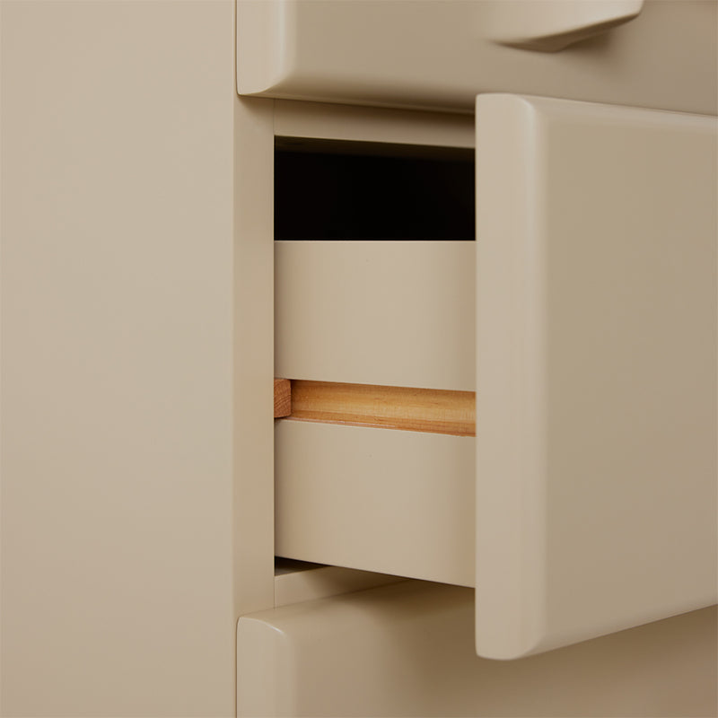 hkliving Chest of 6 Drawers – Cream (Minimalist Storage Cabinet)