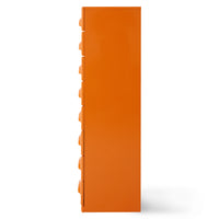 hkliving Chest of 8 Drawers in Tangerine Orange