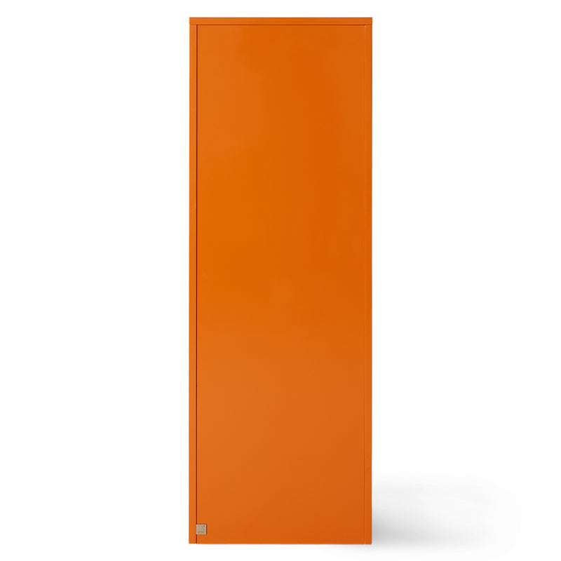 hkliving Chest of 8 Drawers in Tangerine Orange