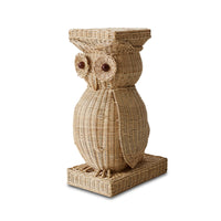 Rattan, Owl, Side Table