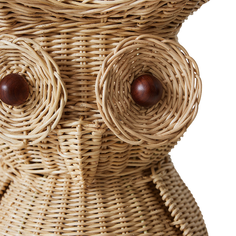 Rattan, Owl, Side Table